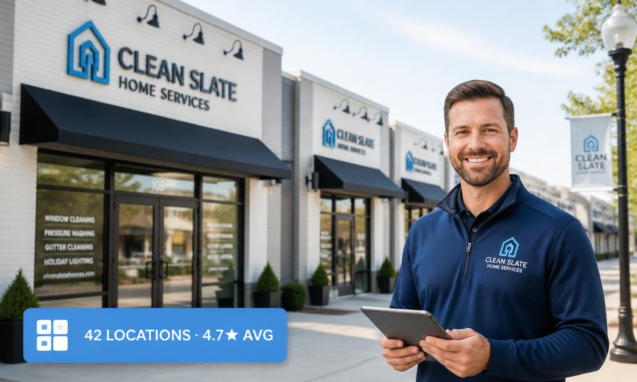 Franchise manager outside branded storefronts — 42 locations averaging 4.7★